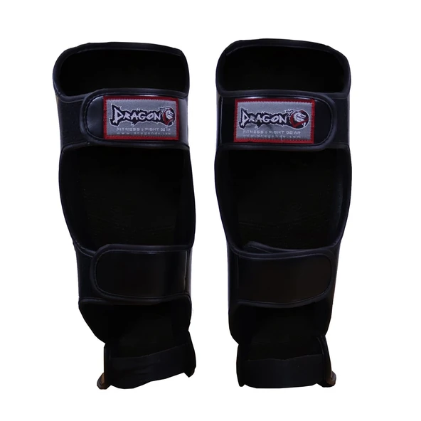 DragonDo 40716-P Kaval Ayak Koruyucu Siyah Gold Kick Boks Kaval Koruyucu - Resim 4