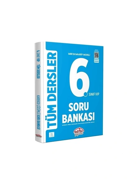 6. Sınıf Vip Tüm Dersler Soru Bankası Editör Yayınları ürün görseli