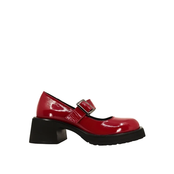 Albini 26101158R Rugan Deri Kadın Topuklu Ayakkabı ürün görseli