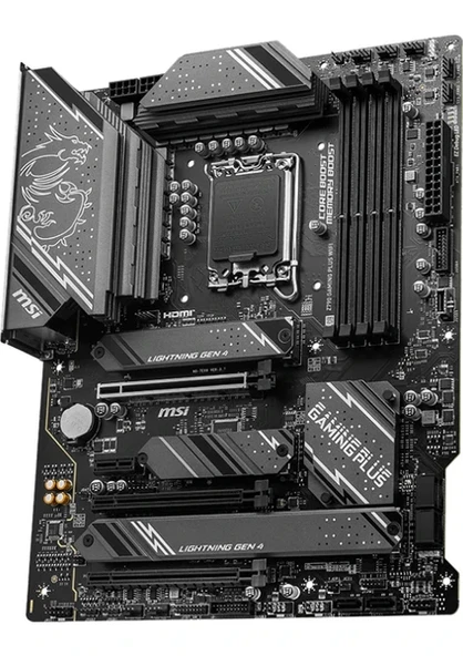 MSI Z790 Gaming Plus WIFI Intel Z790 Soket 7200 MHz (OC) DDR5 ATX Anakart - 3
