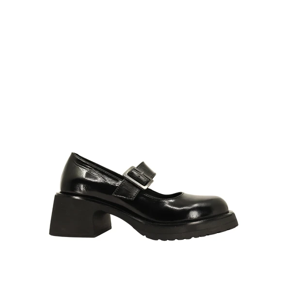 Albini 26101158R Rugan Deri Kadın Topuklu Ayakkabı - Resim 5