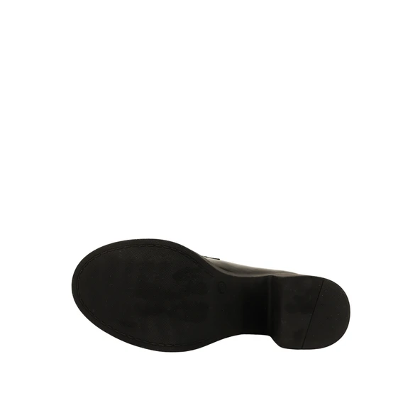 Albini 26101803R  Rugan Deri Kadın Topuklu Loafer Ayakkabı - 3