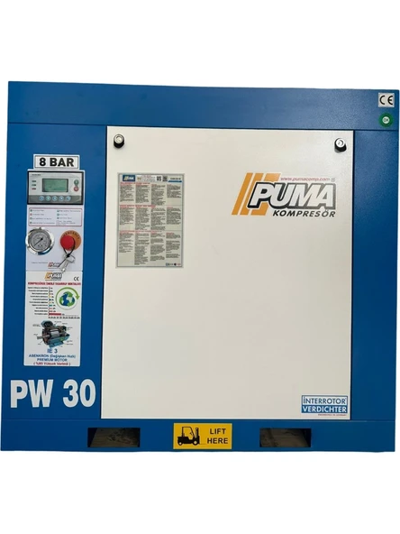 Puma PW30 Vidalı Hava Kompresörü 30 Hp-22 Kw 8-10 Bar ürün görseli