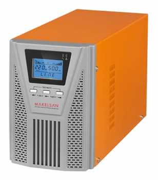 MAKELSAN POWERPACK SE 1 KVA / 900W (1F/1F) 4-8dk (2x 12V/7AH) ONLINE MU01000N11EAV04 ürün görseli