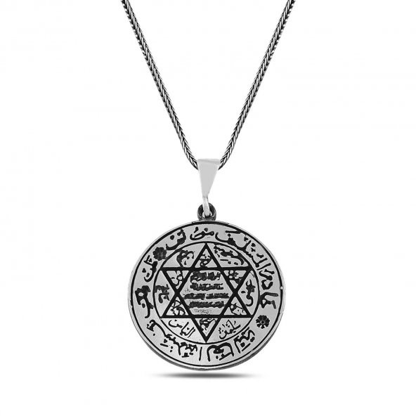 Düz Davut Yıldızı 60 cm 925 Gümüş Kolye ürün görseli