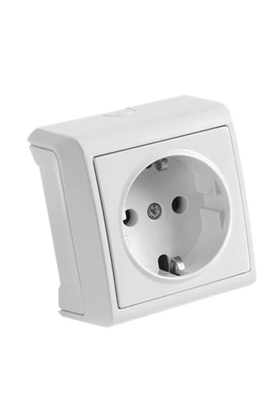 Viko Vera Sıva Üstü Topraklı Priz ürün görseli