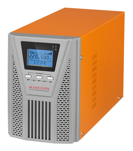 MAKELSAN POWERPACK SE 1 KVA / 900W (1F/1F) 4-8dk (2x 12V/7AH) ONLINE MU01000N11EAV04 - Resim 2