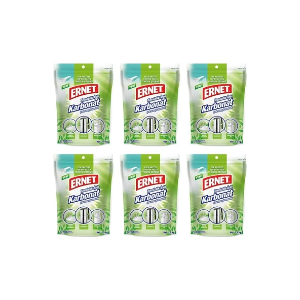 Ernet Temizlik İçin Karbonat 1,5 kg 6'lı