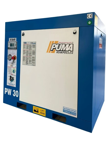 Puma PW30 Vidalı Hava Kompresörü 30 Hp-22 Kw 8-10 Bar - Resim 8