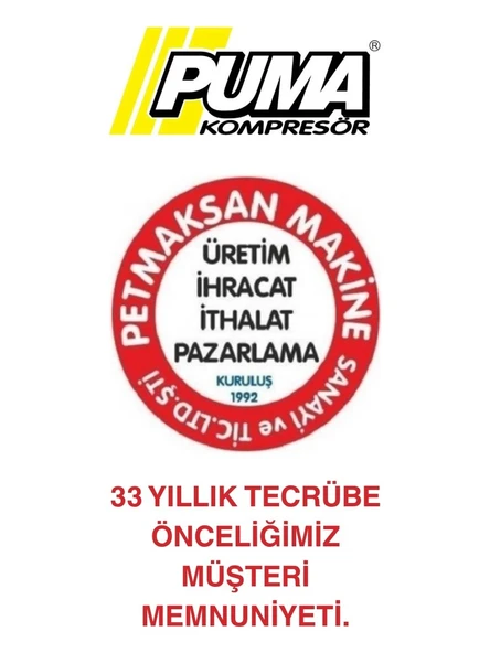 Puma PW50 Vidalı Hava Kompresörü 50 Hp-37 Kw 8-10 Bar - Resim 6