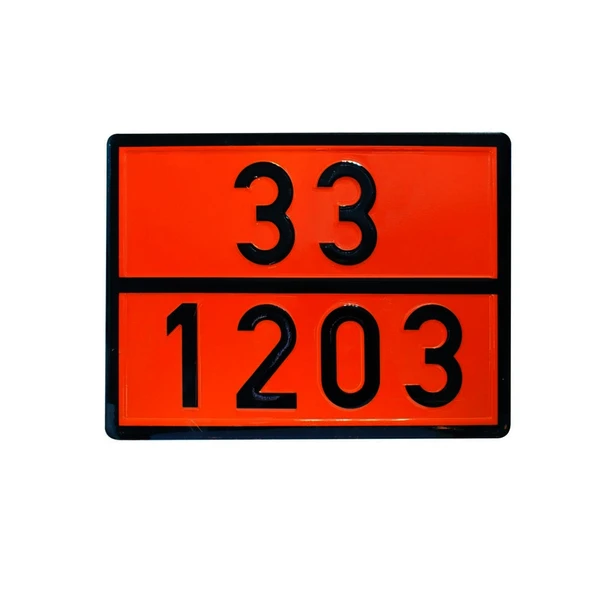 Metal 40x30 cm Levha ( 1 Adet ) 33-1203 Akaryakıt Tehlikeli Madde Taşımacılığı Benzin Motorin Petrol ürün görseli