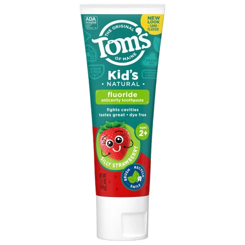 Tom's of Maine Çocuk Florürlü Çilekli Doğal Diş Macunu 144 gr