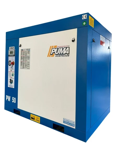 Puma PW50 Vidalı Hava Kompresörü 50 Hp-37 Kw 8-10 Bar ürün görseli
