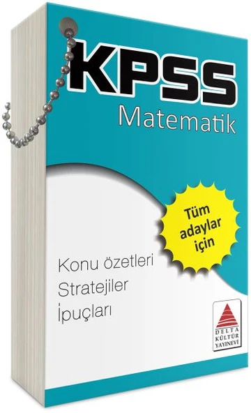 Delta Kültür KPSS Matematik Strateji Kartları ürün görseli