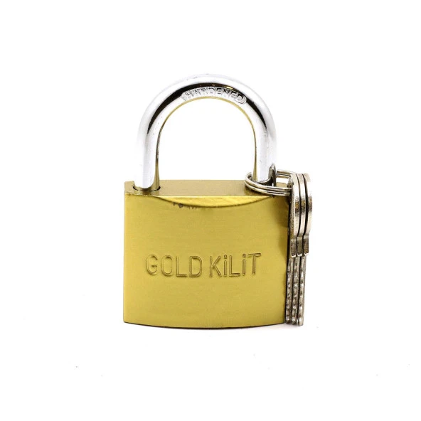 Gold Kilit Döküm Sarı Asma Kilit 38 mm - 2