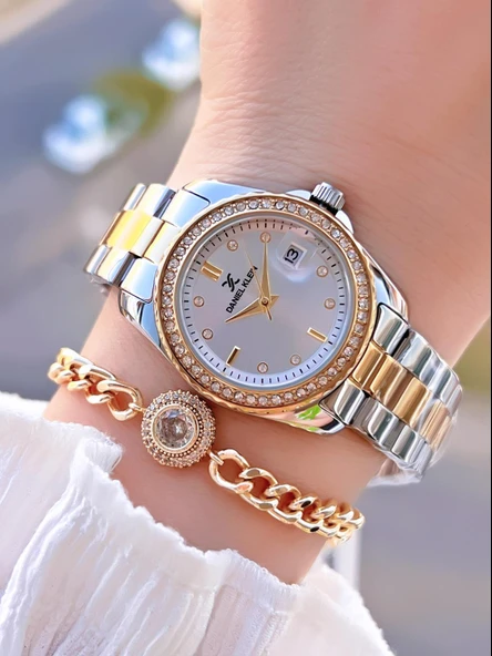 Daniel Klein Çelik Kordon 30 Mt Suya Dayanıklı Kadın Kol Saati+Bileklik BYN.14134.3 ürün görseli