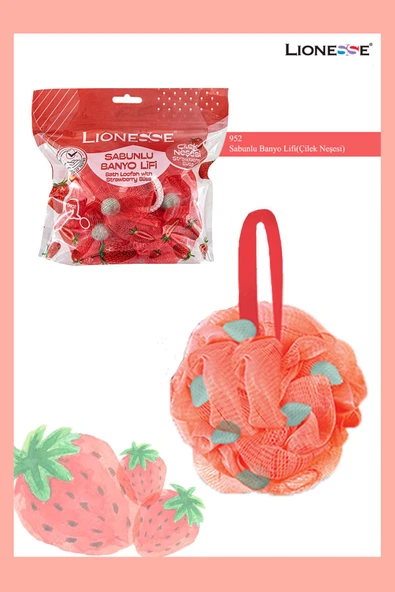 Tarko Lionesse 952 Sabunlu Banyo Lifi Çilek Kokulu , Seyahat Boy, Bpa Free , Yumuşak Doku ürün görseli