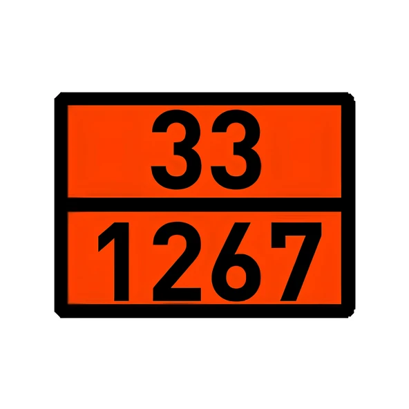 Metal 40x30 cm Levha (1 Çift) 33-1267 Akaryakıt Tehlikeli Madde Ham Petrol Taşımacılığı Yüksek Alev ürün görseli