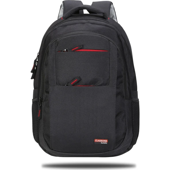 BP-L300 Siena Serisi WTXpro Su Geçirmez Kumaş 15,6" Uyumlu Laptop, Notebook Çantası -Siyah - Resim 2