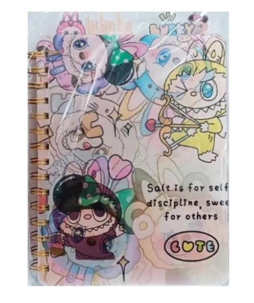 Labubu 3D Ayraçlı Defter A5 Spiralli Orijinal ürün görseli 1