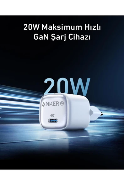 Anker Zolo 20W 1C Şarj Cihazı Beyaz - 3
