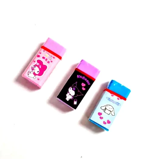 Kuromi Renkli Silgi Küçük - 4 adet ürün görseli 1