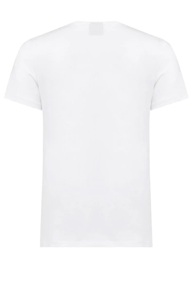 Plus Scorpion Erkek Beyaz Tişört – %100 Pamuk – Rahat Kalıp – Günlük Kullanım - Resim 2