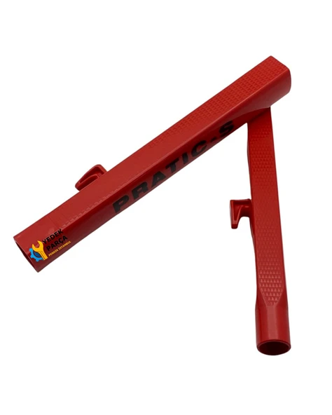 Fantom Uyumlu P 1300 Pratik XL Dik Süpürge Borusu Takımı - Kırmızı - Resim 2