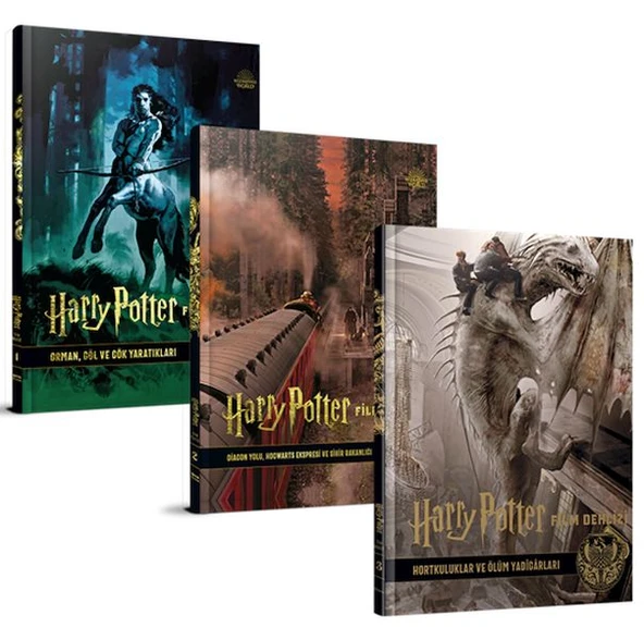 Harry Potter Film Dehlizi Serisi 3 Kitap Takım ( Karton Kapak) ürün görseli 1