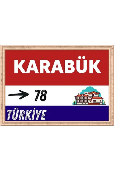 Karabük Tablo - Retro Tablo ürün görseli