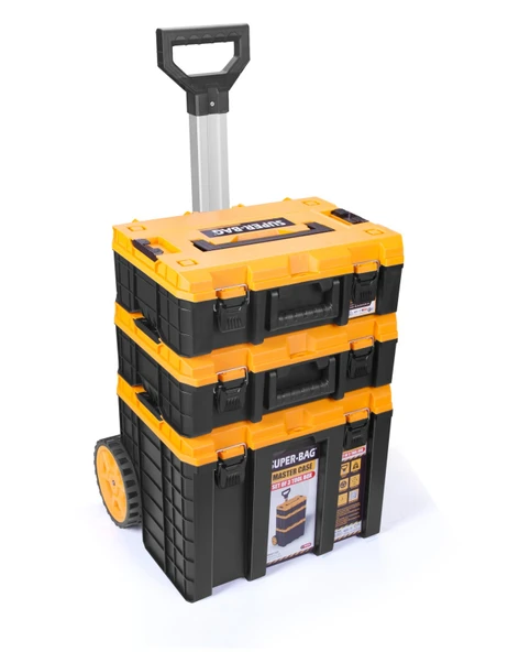 Süper Bag ASR-6036 Master Case S-S-L (3'lü Set) Prof Bag - 6