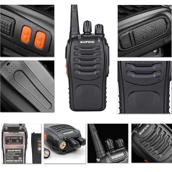 Valkyrie BF999S 5W VOX UHF/VHF CTCSS/DCS 2'li El Telsiz Seti Kulaklıklı - 2