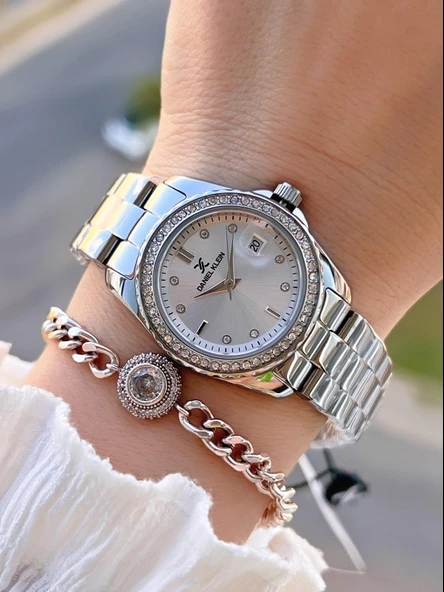 Daniel Klein Çelik Kordon 30 Mt Suya Dayanıklı Kadın Kol Saati+Bileklik BYN.14134.1 ürün görseli