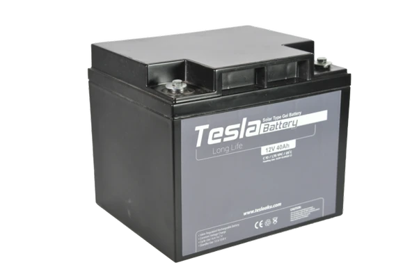 TESLA 12V 40AH SOLAR JEL AKÜ (YENİ ÜRETİM) - 2