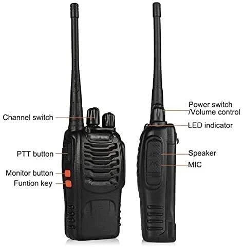 Valkyrie BF999S 5W VOX UHF/VHF CTCSS/DCS 2'li El Telsiz Seti Kulaklıklı - 3