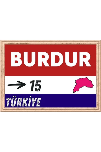 Burdur Tablo - Retro Tablo - 1