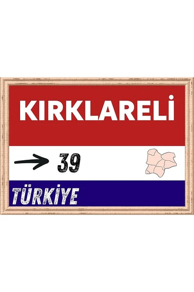 Kırıklareli Tablo - Retro Tablo ürün görseli