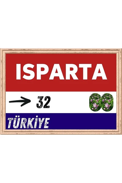 Isparta Tablo - Retro Tablo - 1