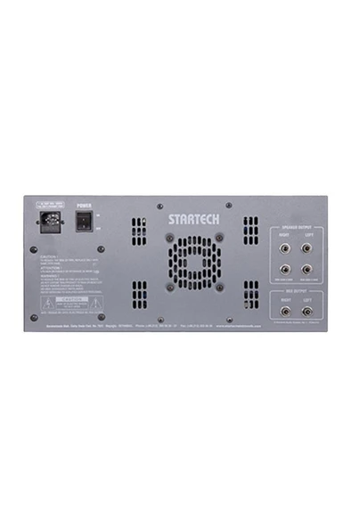 Startech Focus F8-600 USB 2x300W 8 Kanal Stereo Cami Anfisi Power Mixer Amfi - Resim 4