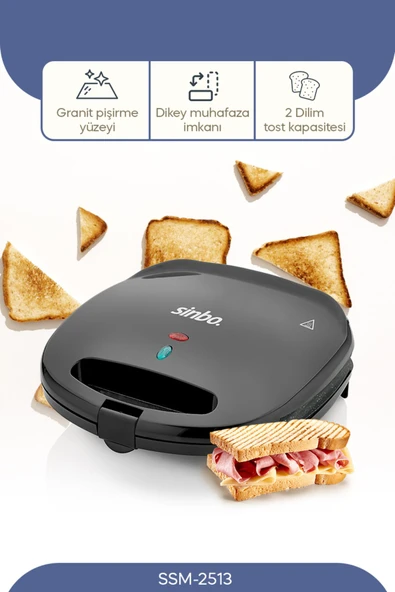 SİNBO SSM-2513 TOST MAKİNASI