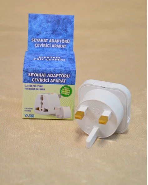 Mekke – Medine Uyumlu Priz Dönüştürücü Aparat | Yurt Dışı Uyumlu Adaptör | Hac ve Umre İçin Pratik Çözüm ürün görseli
