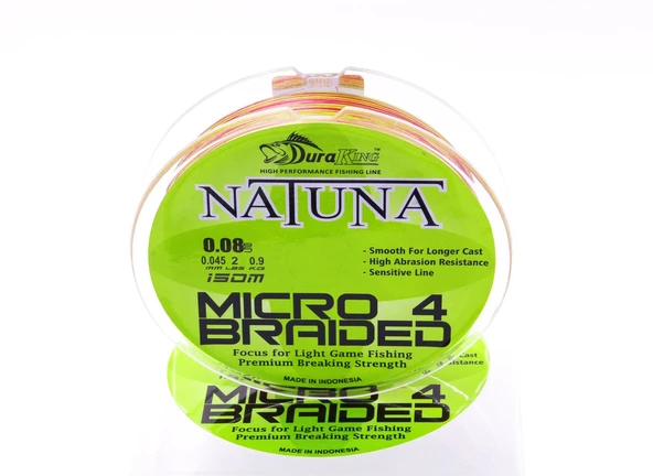 Duraking Natuna Micro 4x 150mt Multicolor İp Misina ürün görseli 1