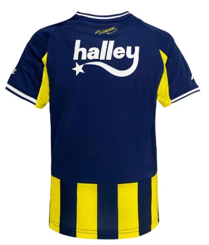 Fenerbahçe Orijinal Lisanslı Fenerbahçe 2025/26 Çubuklu Jr Forma - 2