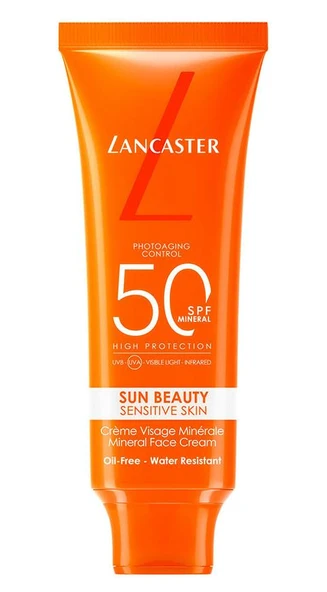 Lancaster Sun Beauty Sensitive Mineral Face Cream SPF50 50 Ml
