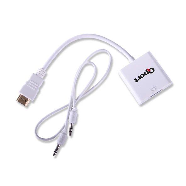 QPORT Q-HD-VGJ HVJ HDMI TO VGA ÇEVİRİCİ - 4