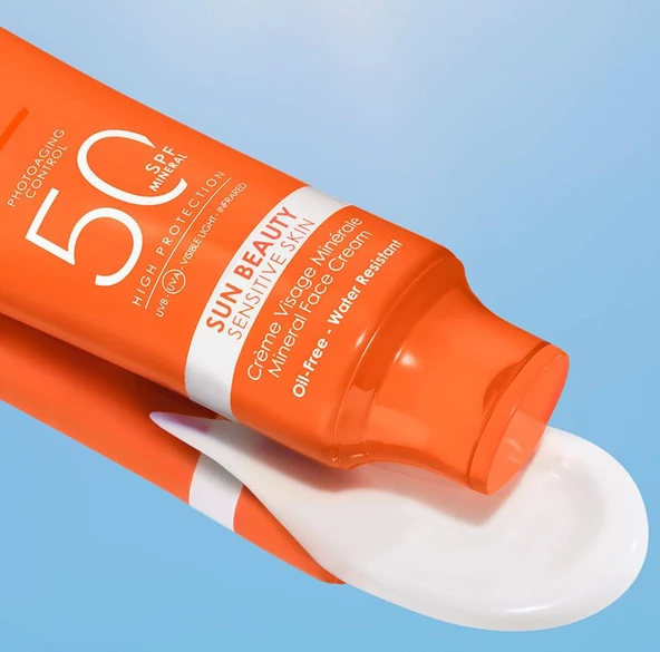 Lancaster Sun Beauty Sensitive Mineral Face Cream SPF50 50 Ml - 5