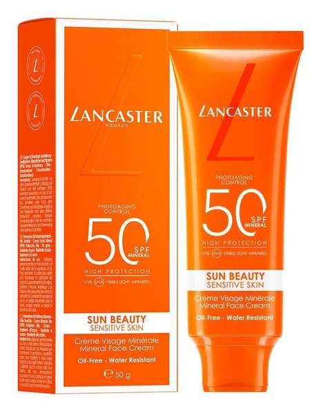Lancaster Sun Beauty Sensitive Mineral Face Cream SPF50 50 Ml - 2