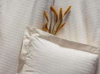 Elegant Stripe Ç.K. Ekru  Nevresim Takımı ürün görseli 1