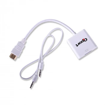 QPORT Q-HD-VGJ HVJ HDMI TO VGA ÇEVİRİCİ - 2