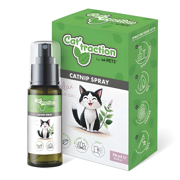 M-Pets Cat Traction Catnipli Kedi Spreyi 70ml